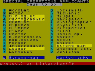 Special Operations screenshot 2 for ZX Spectrum